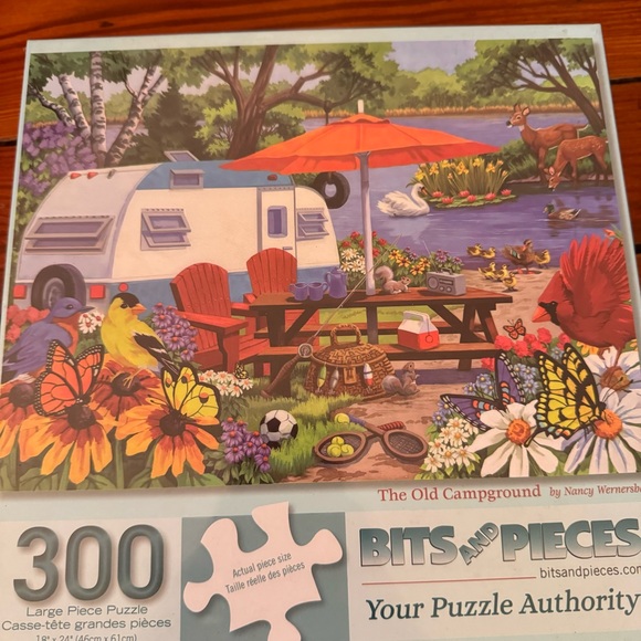 Bits and Pieces The Old Campground 300 Pieces Jigsaw Puzzle by Artist Nancy NWT - Picture 3 of 7